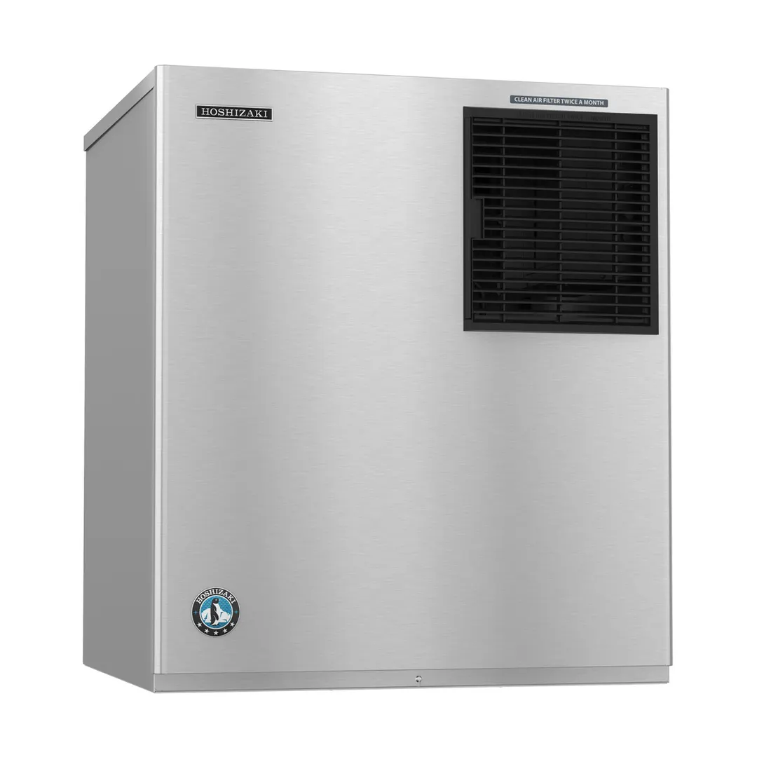 Hoshizaki F-2001MWJ/B-1150SS Water Cooled Flake 2043 lb Ice Machine with Bin, 1148 lb Storage
