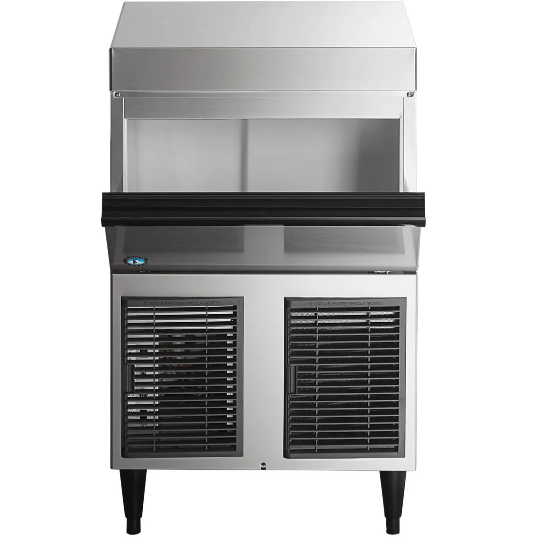 Hoshizaki F-330BAJ-C 24" Air Cooled Nugget 288 lb Undercounter Ice Machine with 80 lb Bin