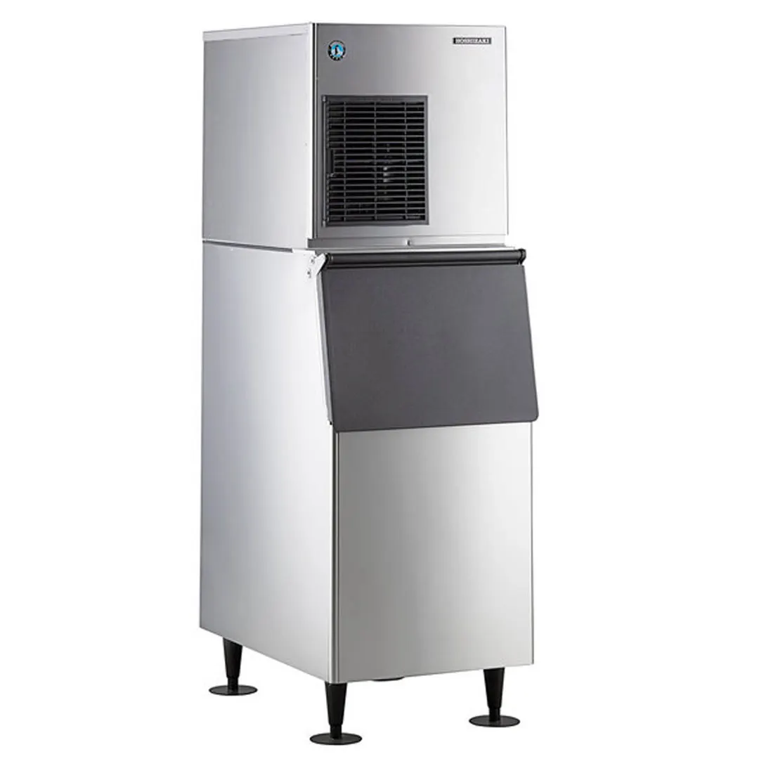 Hoshizaki F-450MAJ-C/B-300SF Air Cooled Nugget 412 lb Ice Machine with Bin, 300 lb Storage