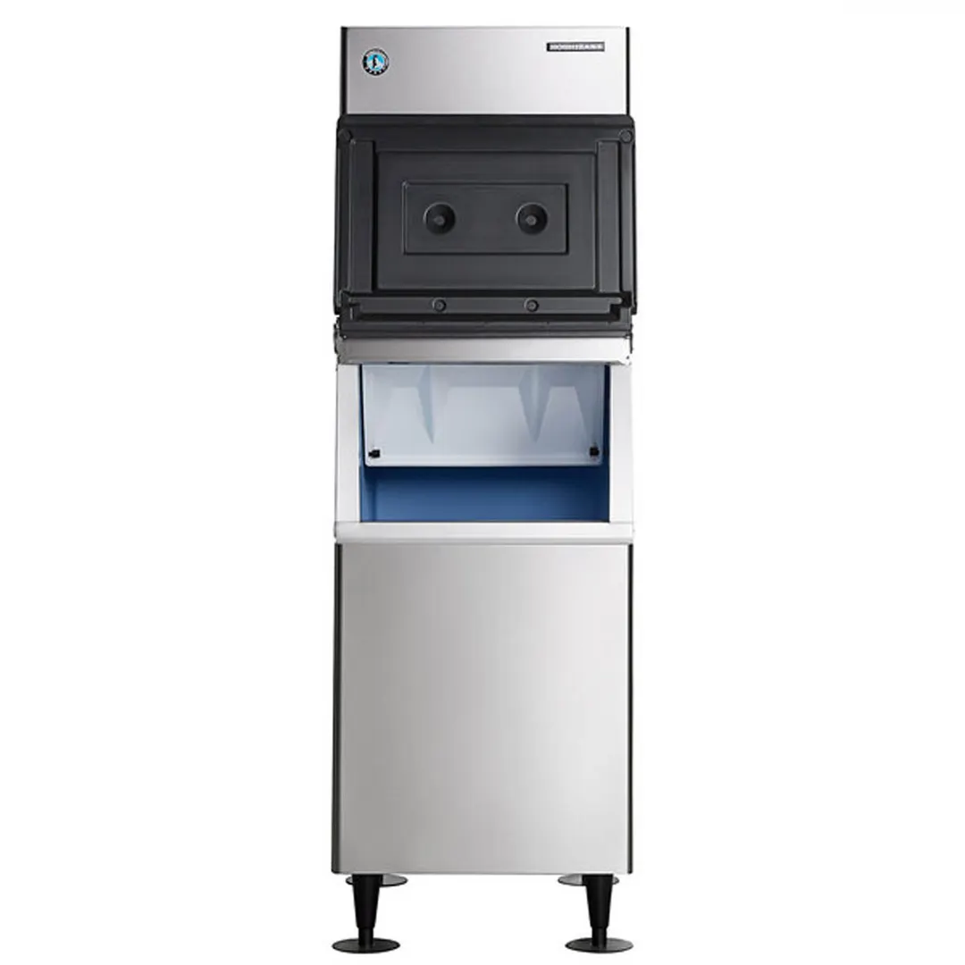 Hoshizaki F-450MAJ-C/B-300SF Air Cooled Nugget 412 lb Ice Machine with Bin, 300 lb Storage