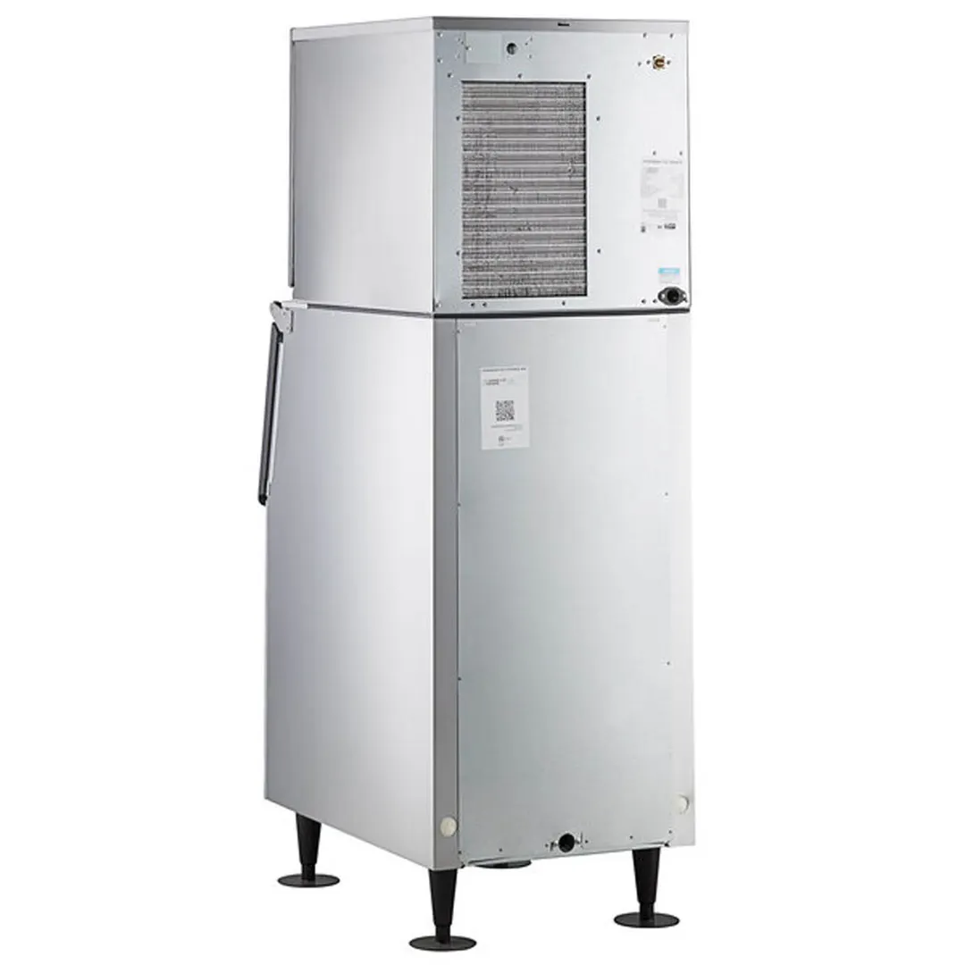 Hoshizaki F-450MAJ-C/B-300SF Air Cooled Nugget 412 lb Ice Machine with Bin, 300 lb Storage