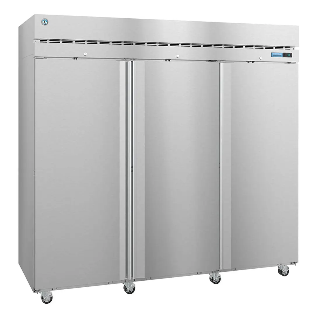 Hoshizaki F3A-FS 82" Three Section Reach-In Freezer w/ 3 Solid Doors, Top Mount, 79 cu. ft.