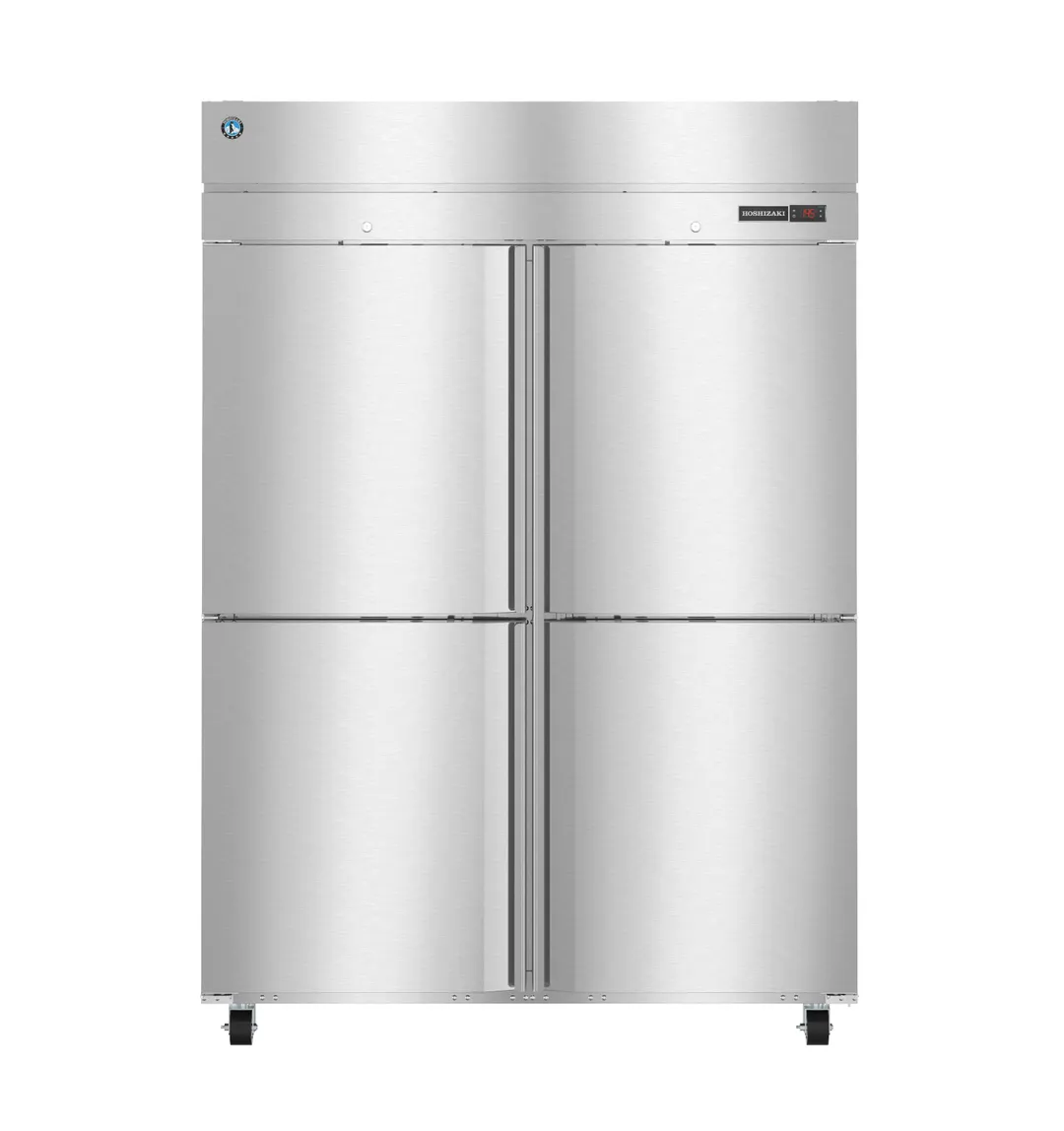 Hoshizaki HC2A-HS 2-Section Heated Holding Cabinet, 79"-84"H, Stainless Steel, Solid Doors, 6 Shelves, ENERGY STAR®