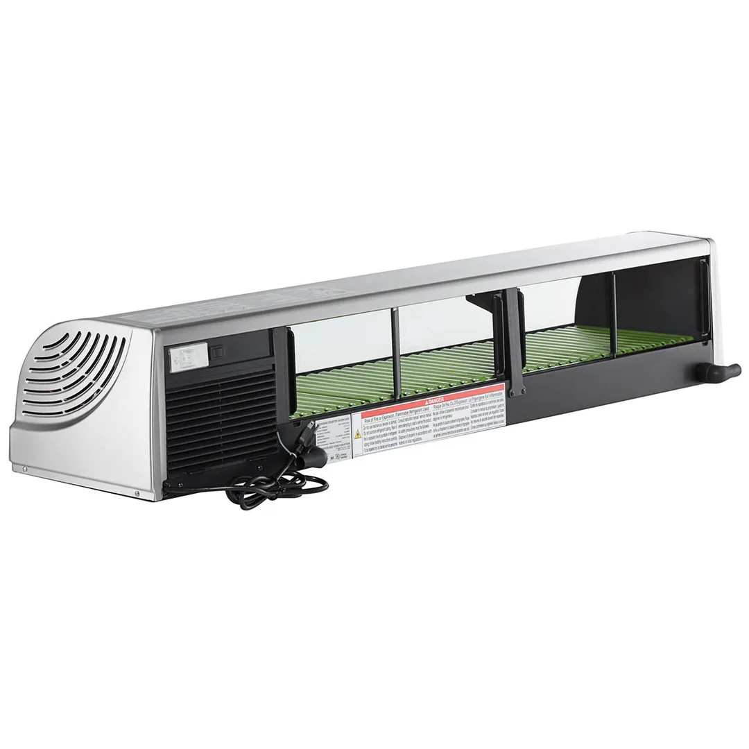 Hoshizaki HNC-150BA-R-SLH 59" Countertop Refrigerated Sushi Display Case, Right Compressor