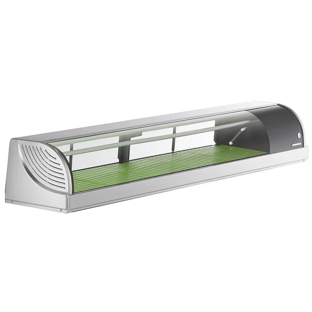 Hoshizaki HNC-180BA-R-SLH 71" Countertop Refrigerated Sushi Display Case, Right Compressor