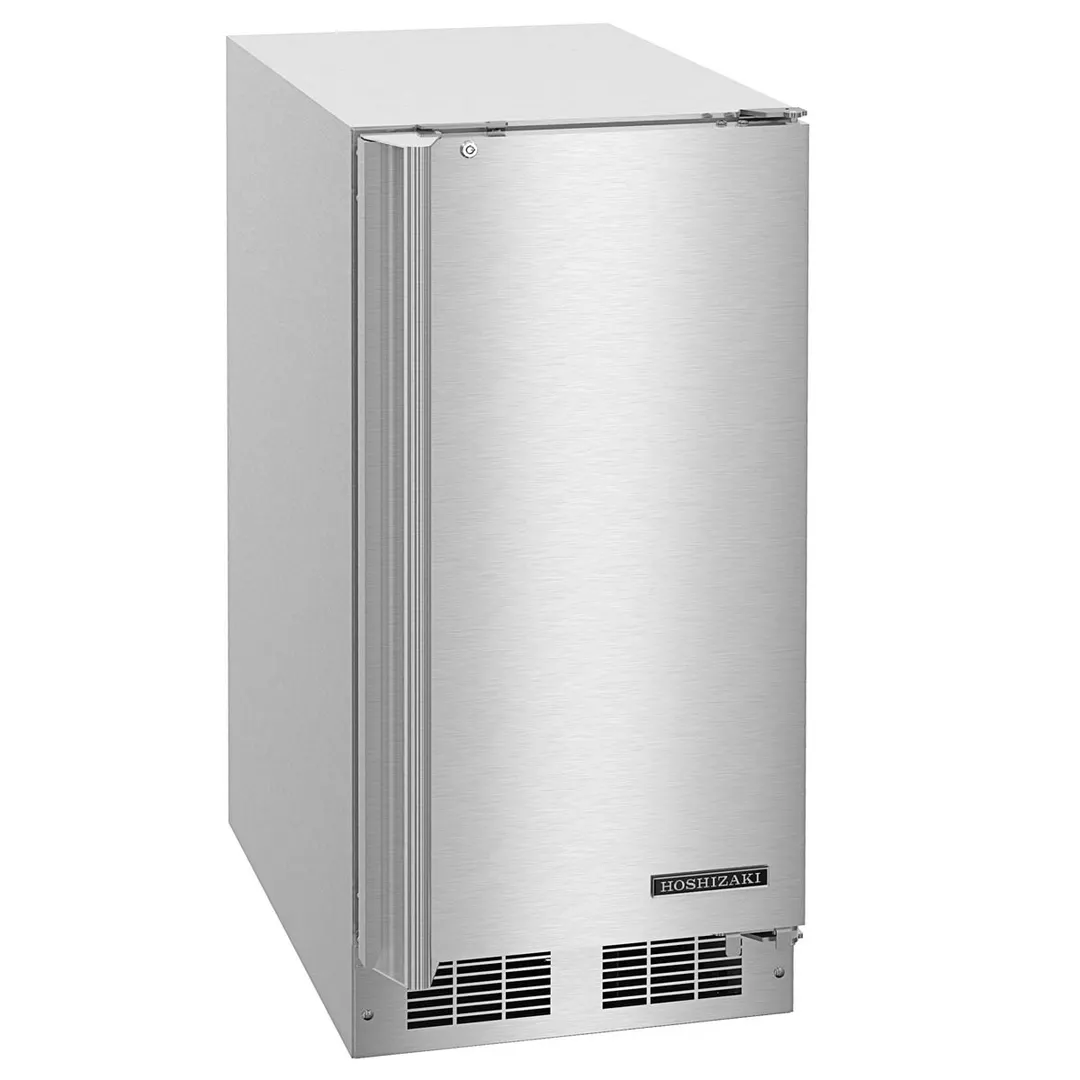Hoshizaki HR15A 14" Compact One Section Undercounter Refrigerator w/ 1 Door, 3.7 cu. ft.