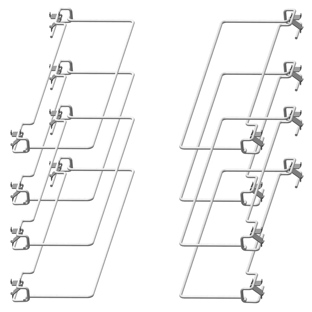 Hoshizaki HS-5093 Stainless Steel Bottom Support Wire Tray Slides (4 Pairs)