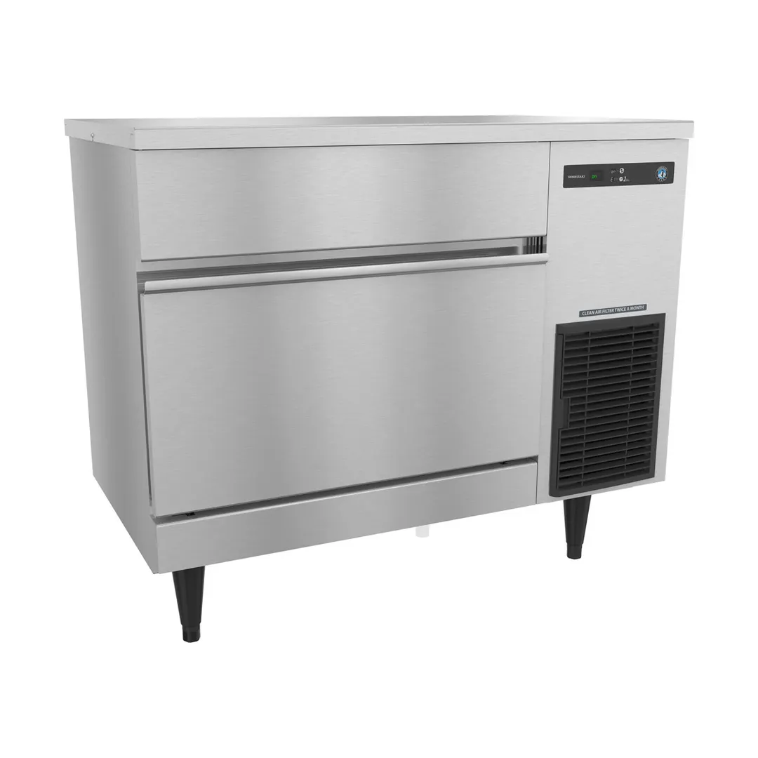 Hoshizaki IM-200BAC 40" Air Cooled Full Cube 188 lb Undercounter Ice Machine with 75 lb Bin