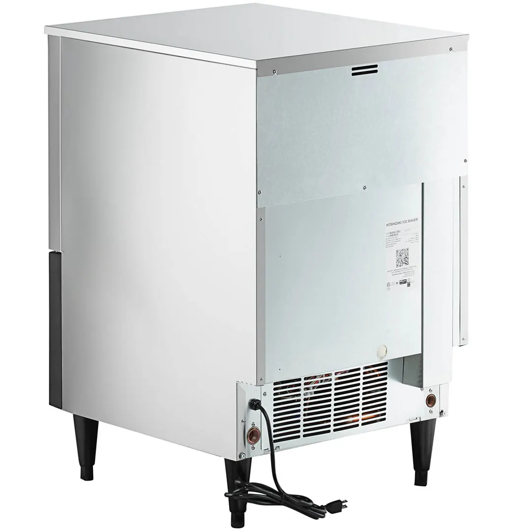 Hoshizaki KM-116BAJ 24" Air Cooled Crescent 125 lb Undercounter Ice Machine with 53 lb Bin