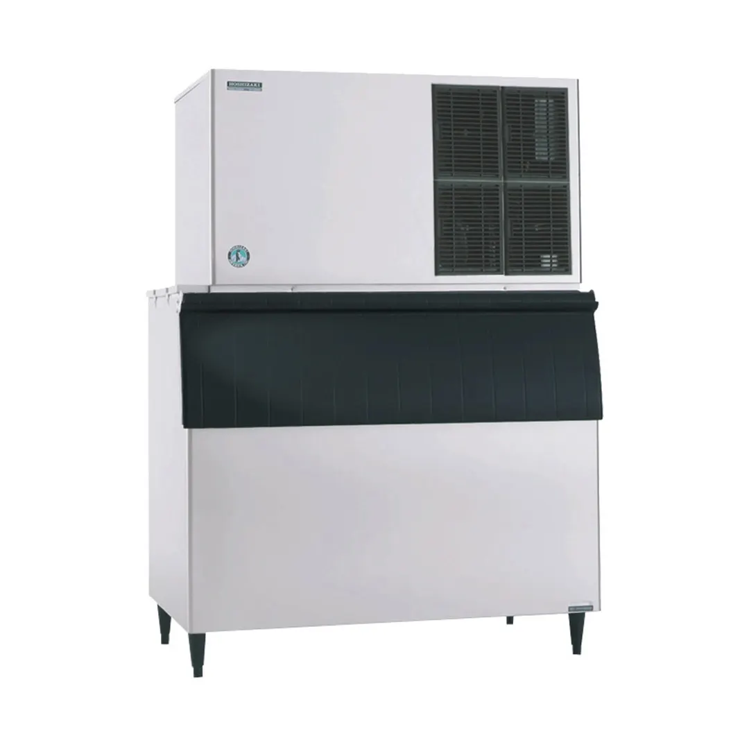 Hoshizaki KM-1601SAJ3/B-1650SS Air Cooled Crescent 1513 lb Ice Machine with Bin, 1605 lb Storage