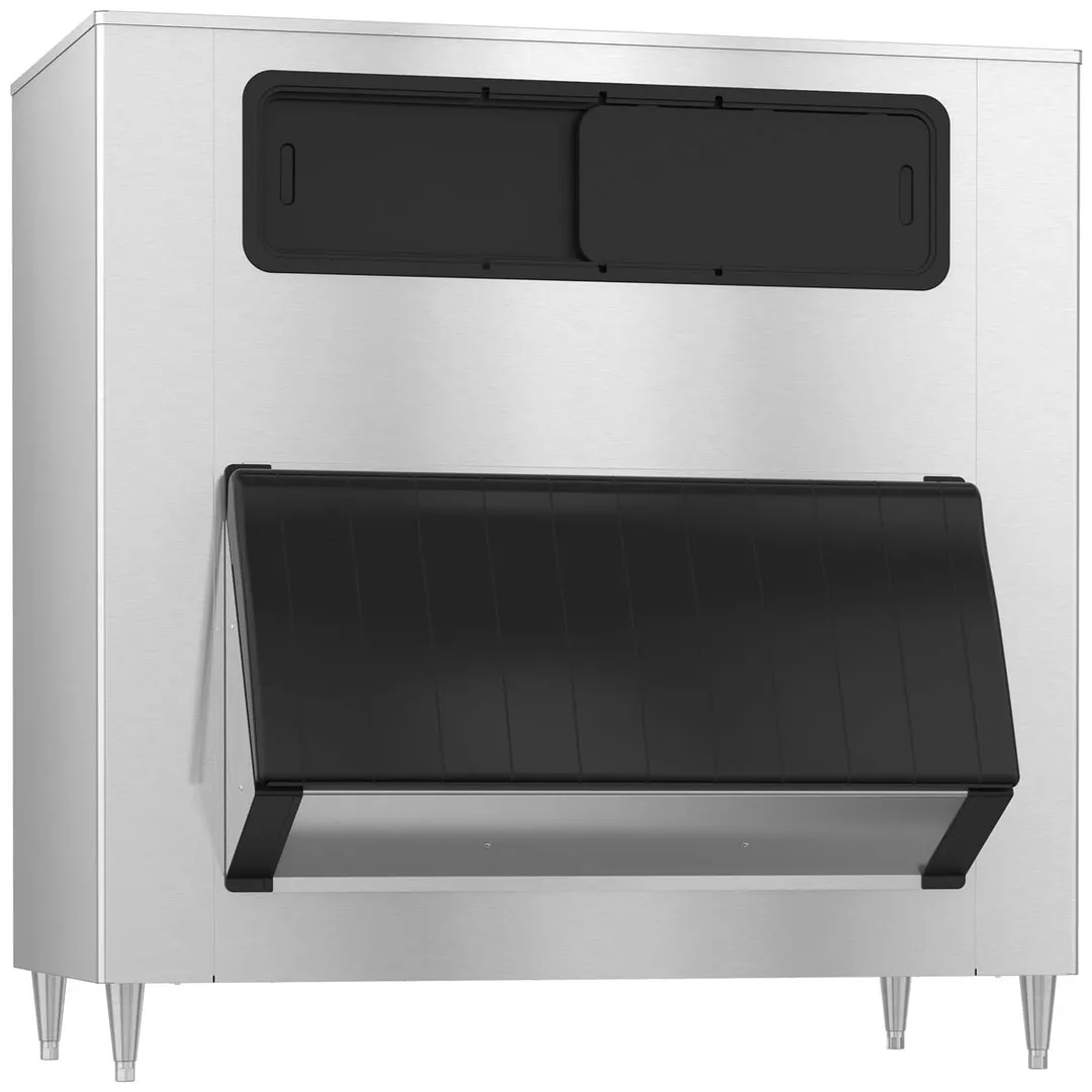 Hoshizaki KM-1601SAJ3/B-1650SS Air Cooled Crescent 1513 lb Ice Machine with Bin, 1605 lb Storage