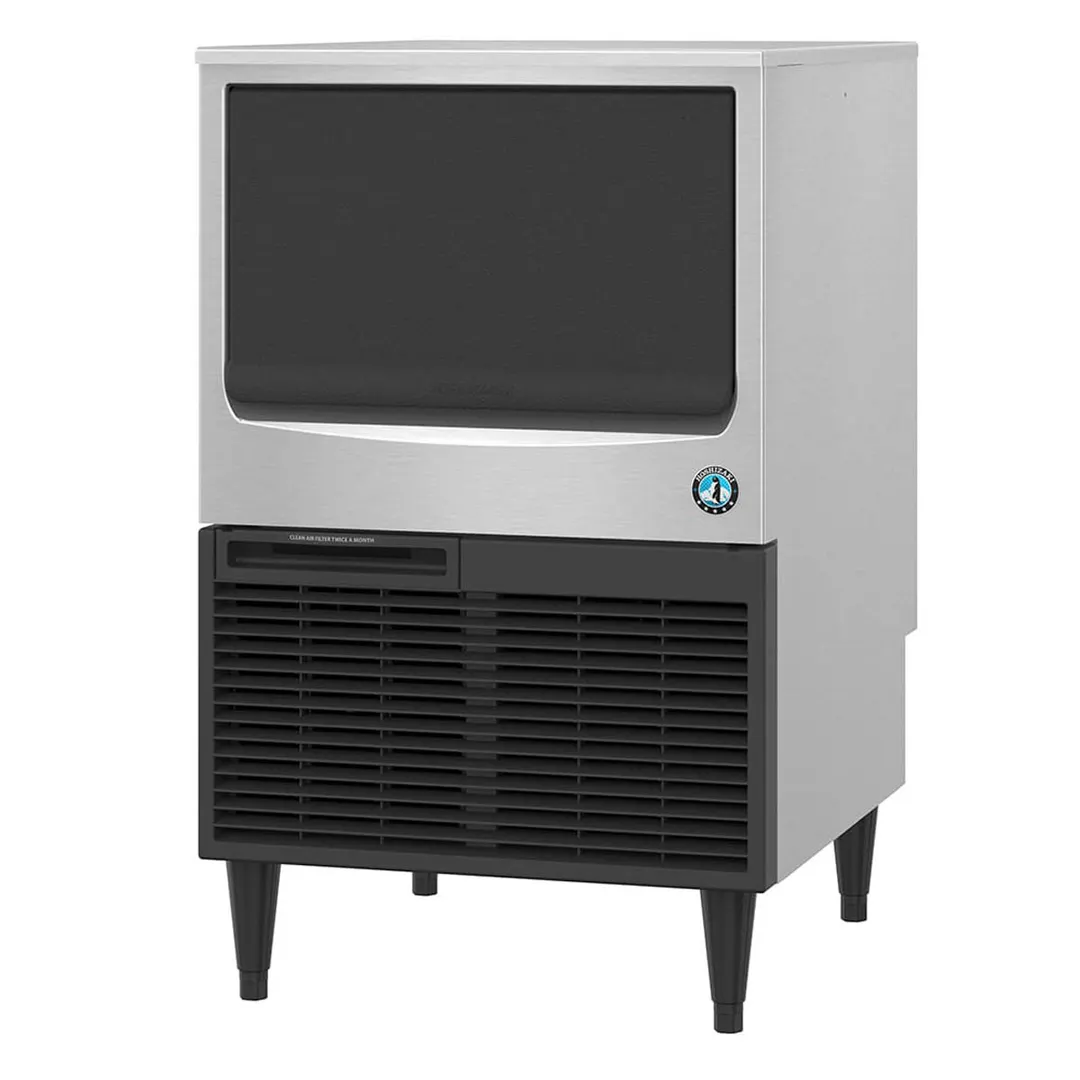 Hoshizaki KM-161BWJ 24" Water Cooled Crescent 153 lb Undercounter Ice Machine with 78 lb Bin, ADA