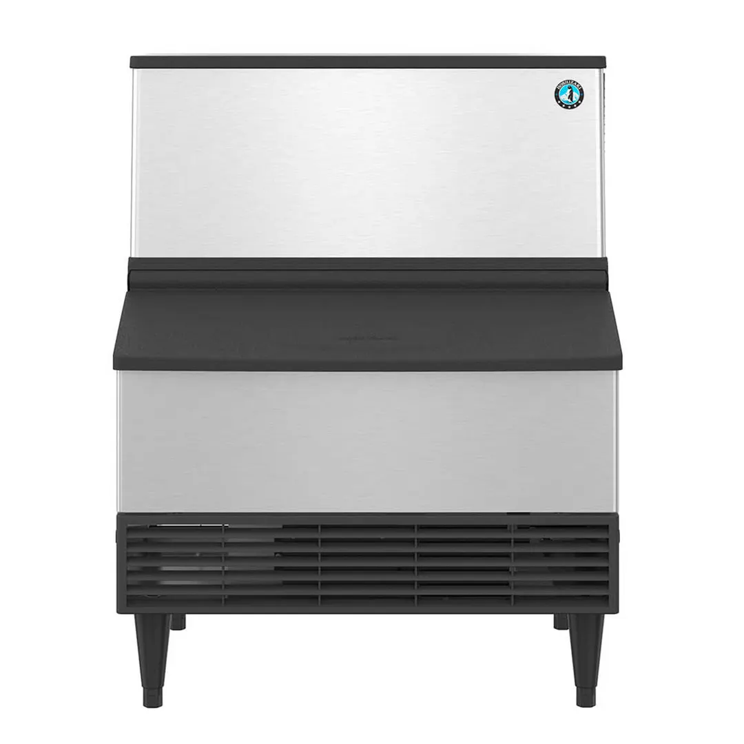 Hoshizaki KM-301BWJ 30" Water Cooled Crescent 285 lb Undercounter Ice Machine with 100 lb Bin, ADA