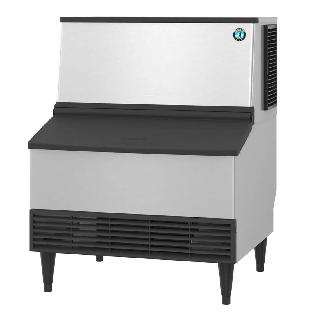 Hoshizaki KM-301BWJ 30" Water Cooled Crescent 285 lb Undercounter Ice Machine with 100 lb Bin, ADA