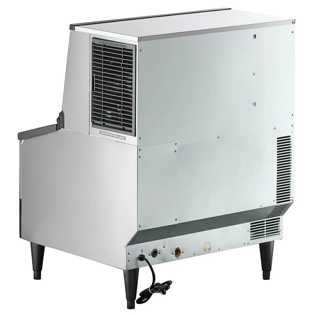 Hoshizaki KM-301BWJ 30" Water Cooled Crescent 285 lb Undercounter Ice Machine with 100 lb Bin, ADA
