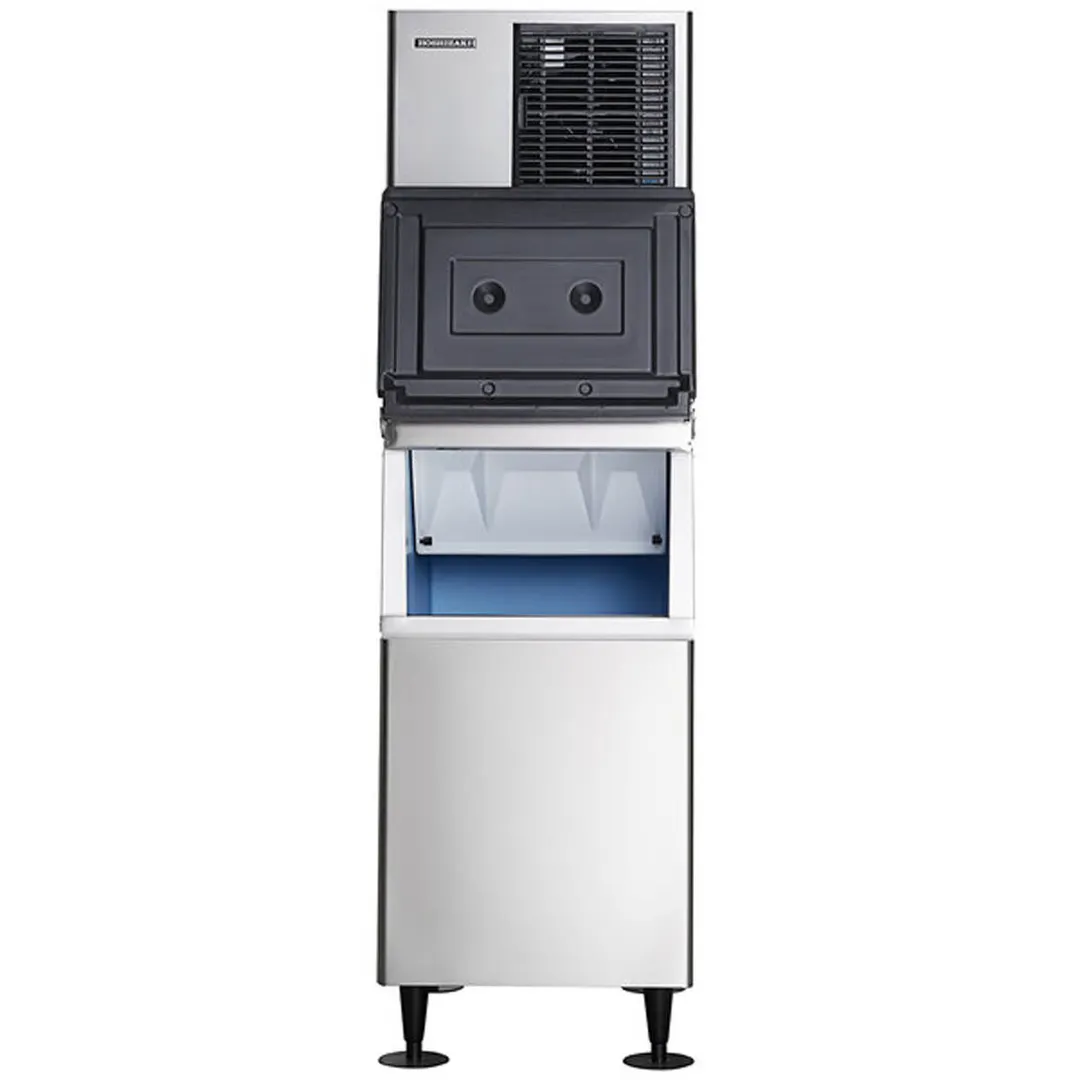 Hoshizaki KM-522MAK/B-300SF Air Cooled Crescent 548 lb Ice Machine with Bin, 300 lb Storage