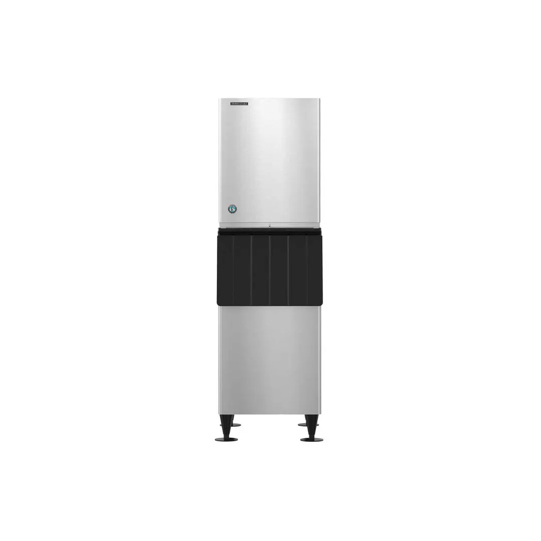 Hoshizaki KM-660MWJ/B-300SF Water Cooled Crescent 669 lb Ice Machine with Bin, 300 lb Storage
