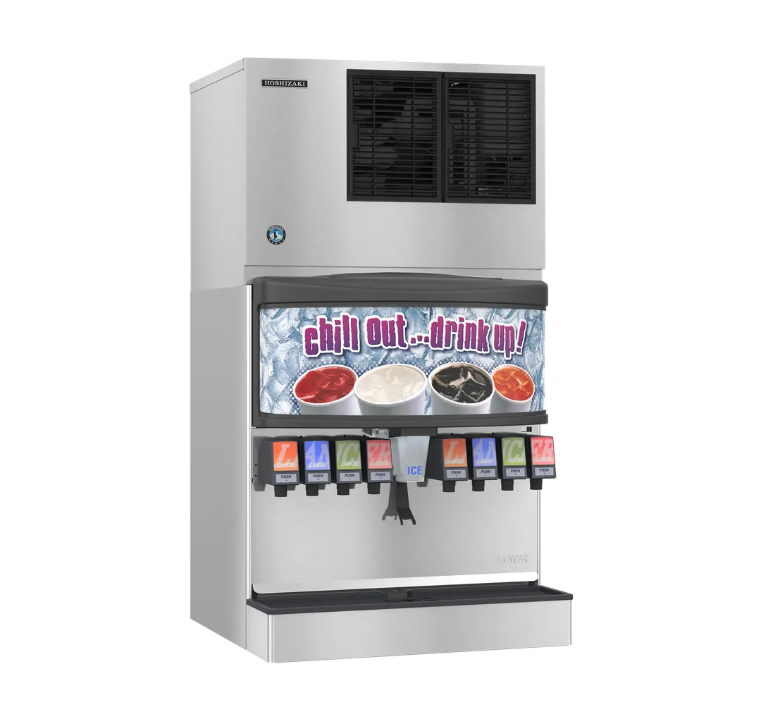 Hoshizaki KMD-355MAJ Cube Ice Maker, 30" Width, 395 lb/Day, Steel, Air‑Cooled, R‑404A, 115V NSF UL