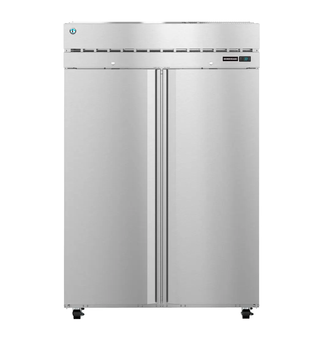 Hoshizaki R2A-FSN 52" Two Section Reach-In Refrigerator w/ 2 Solid Full Doors, Top Mount, Stainless Steel, 47 cu. ft.