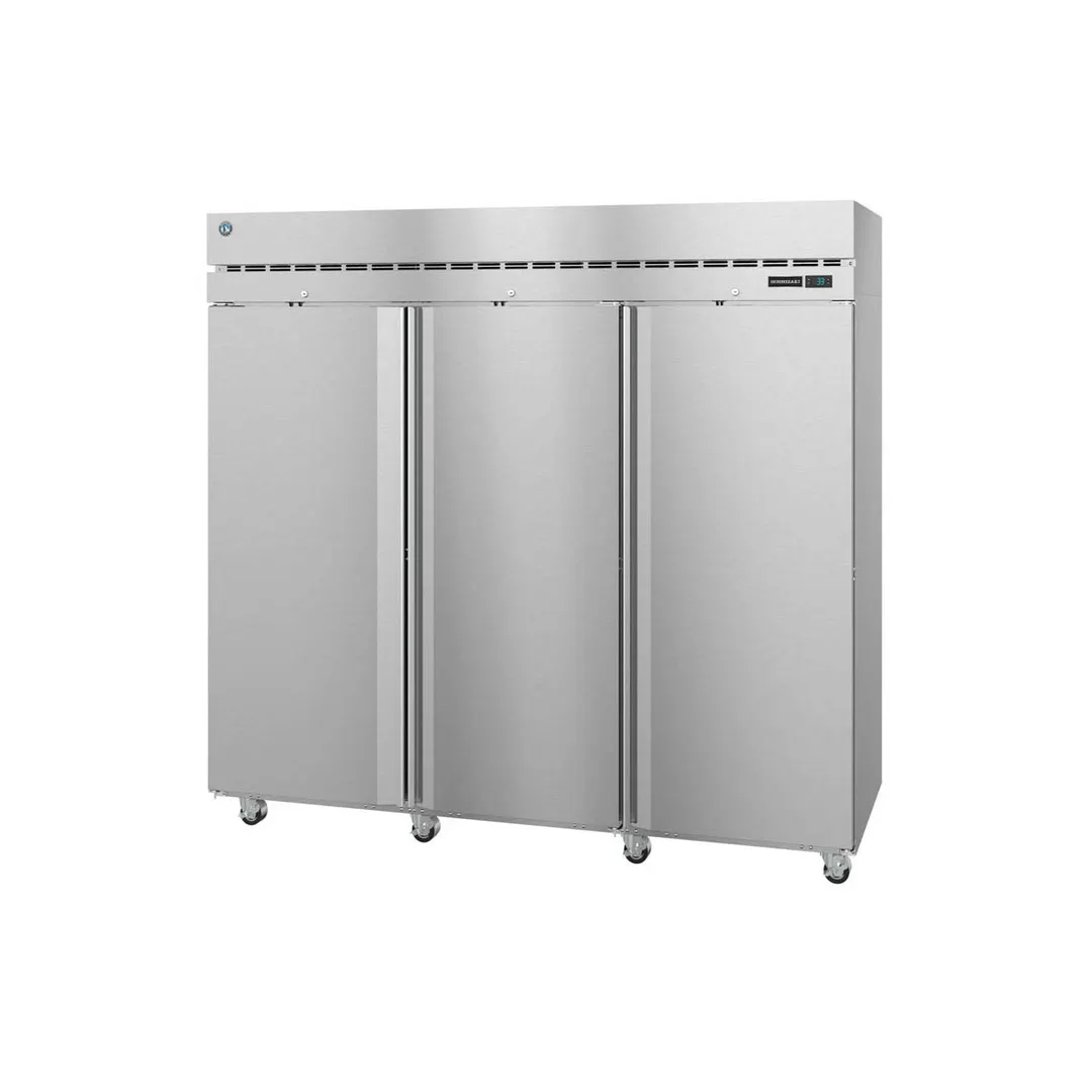 Hoshizaki R3A-FS 82" 3-Section Reach-In Refrigerator w/ 3 Solid Full Doors, Top Mounted, Stainless Steel, 79 cu. ft.