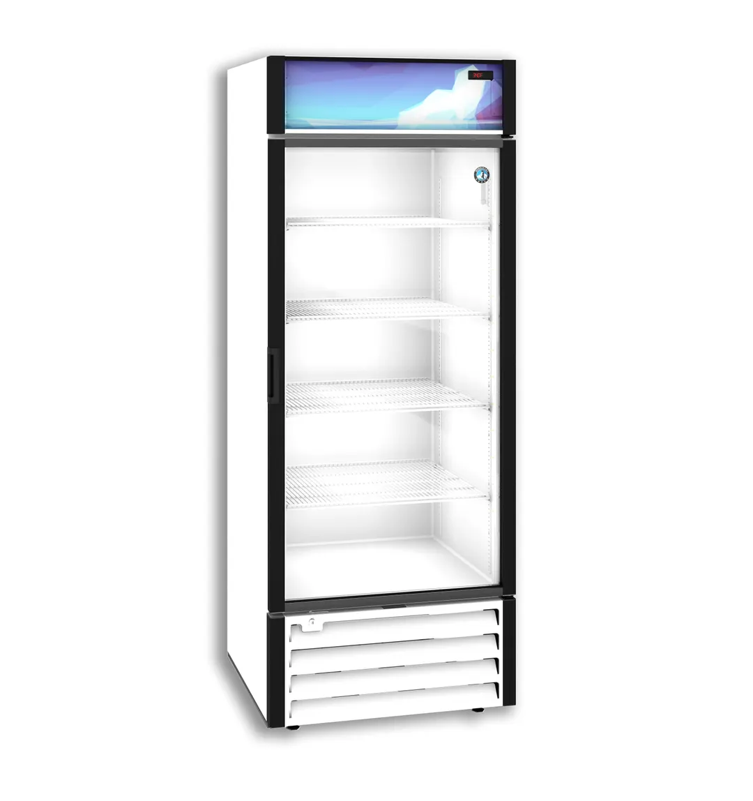 Hoshizaki RM-26-HC-WHT – 26 cu ft Glass‑Door Merchandiser Refrigerator, Bottom‑Mount, ENERGY STAR®