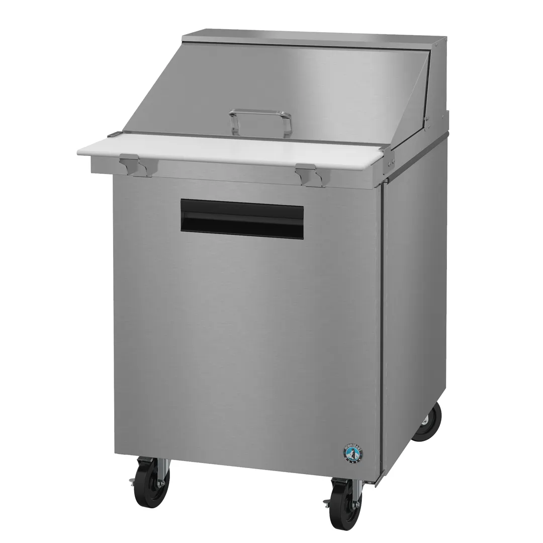 Hoshizaki SR27B-12M 27" One Section Mega Top Sandwich / Salad Prep Table w/ 1 Door, 12 Pans