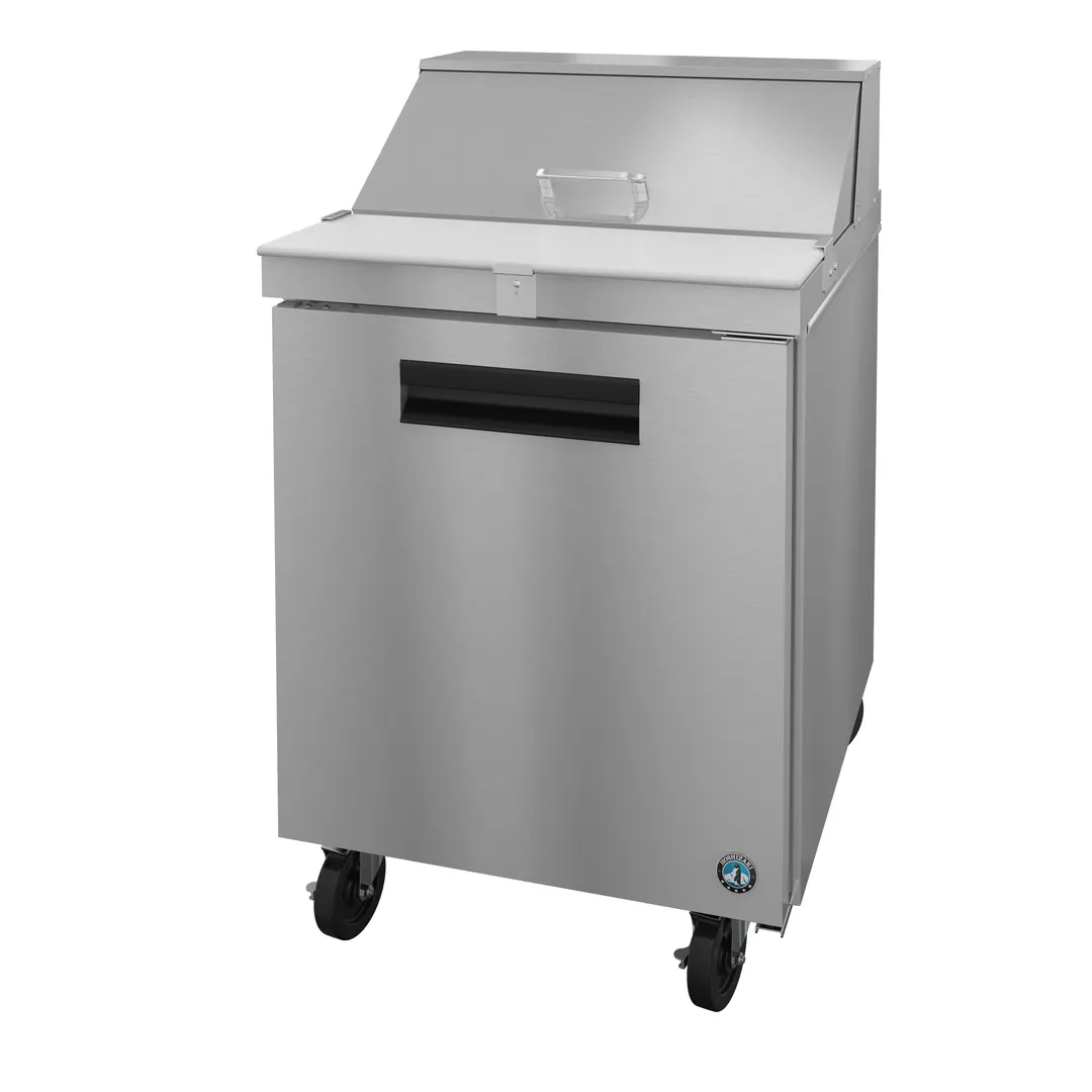 Hoshizaki SR27B-8 27" One Section Sandwich / Salad Prep Table w/ 1 Door, 8 Pans