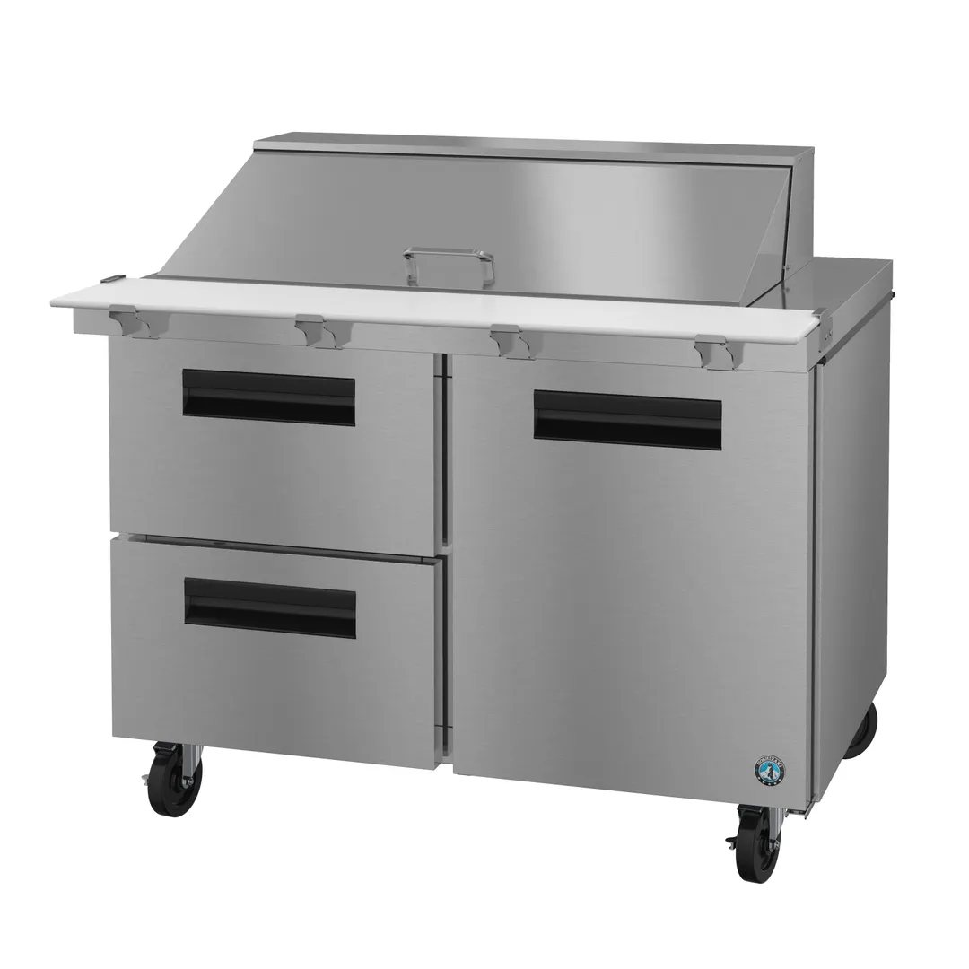 Hoshizaki SR48B-18MD2 48" Mega Top Sandwich / Salad Prep Table w/ 2 Drawers & 1 Door, 18 Pans