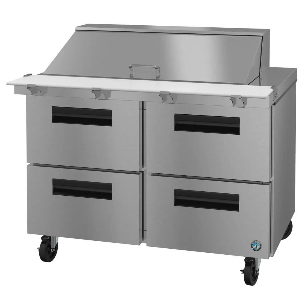 Hoshizaki SR48B-18MD4 48" Mega Top Sandwich / Salad Prep Table w/ 4 Drawers, 18 Pans