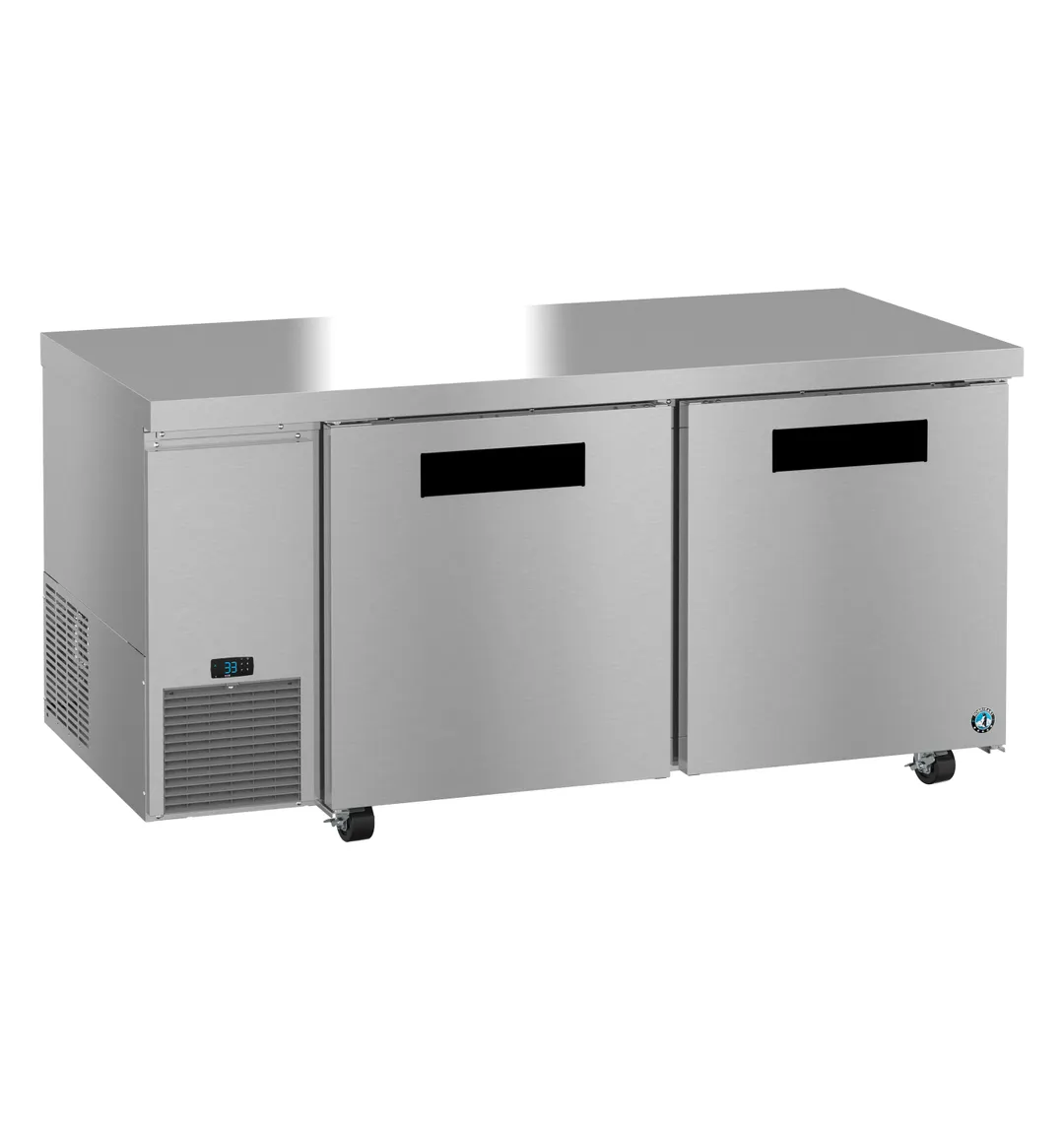 Hoshizaki ULF67B 67" 2-Door Undercounter Freezer, Stainless Steel, 19.97 cu. ft.
