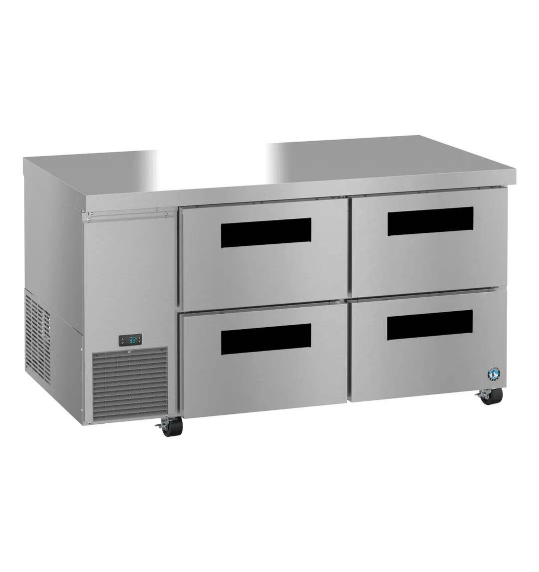 Hoshizaki ULR60B-D4 60" 4-Drawer Undercounter Refrigerator, Stainless Steel, 17.22 cu. ft.