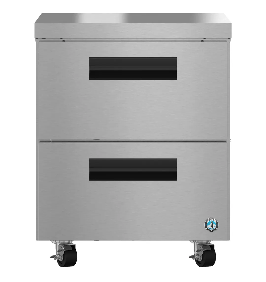Hoshizaki UR27B-LPD2 27" 2-Drawer Undercounter Refrigerator, Stainless Steel, 6.21 cu. ft.
