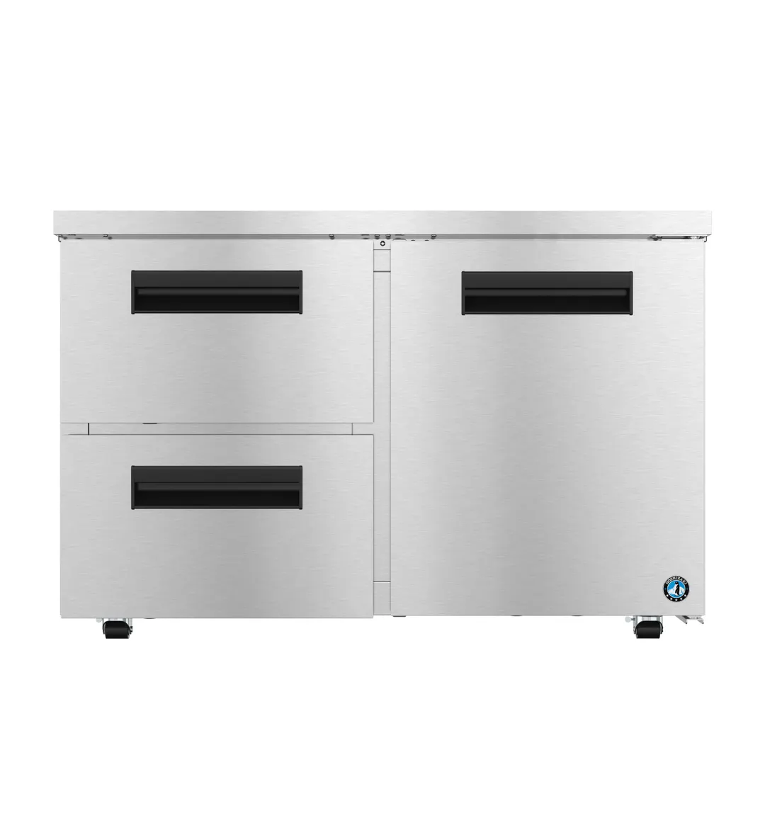 Hoshizaki UR48B-LPD2 48" 1-Door & 2-Drawer Undercounter Refrigerator, Stainless Steel, 12 cu. ft.