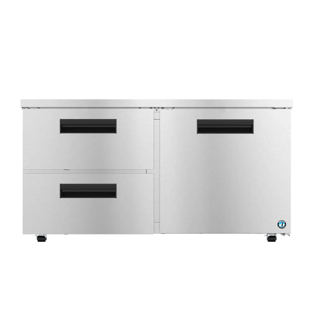 Hoshizaki UR60B-LPD2 60" Two Drawers Undercounter Refrigerator, Stainless Steel, 15.1 cu. ft.