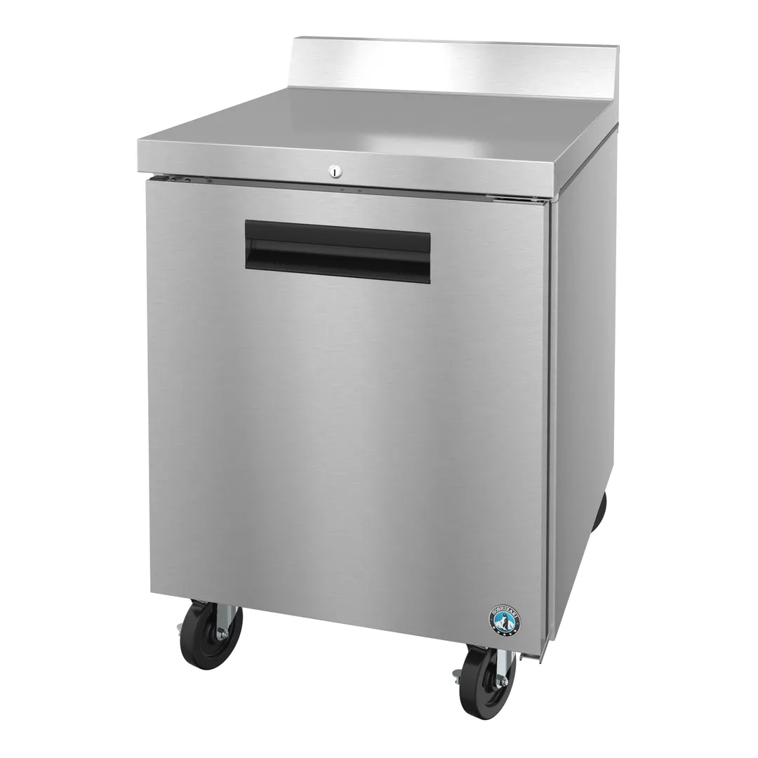Hoshizaki WF27B-01 27" 1-Section Worktop Freezer w/ 1 Lockable Door, 7.21 cu. ft..