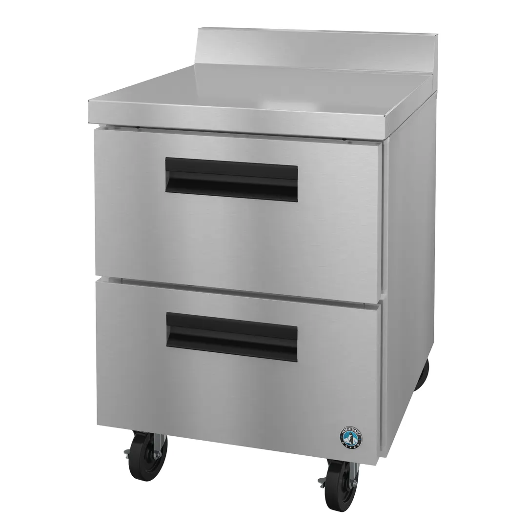 Hoshizaki WF27B-D2 27" 1-Section Worktop Freezer w/ 2 Drawers, 7.21 cu. ft.