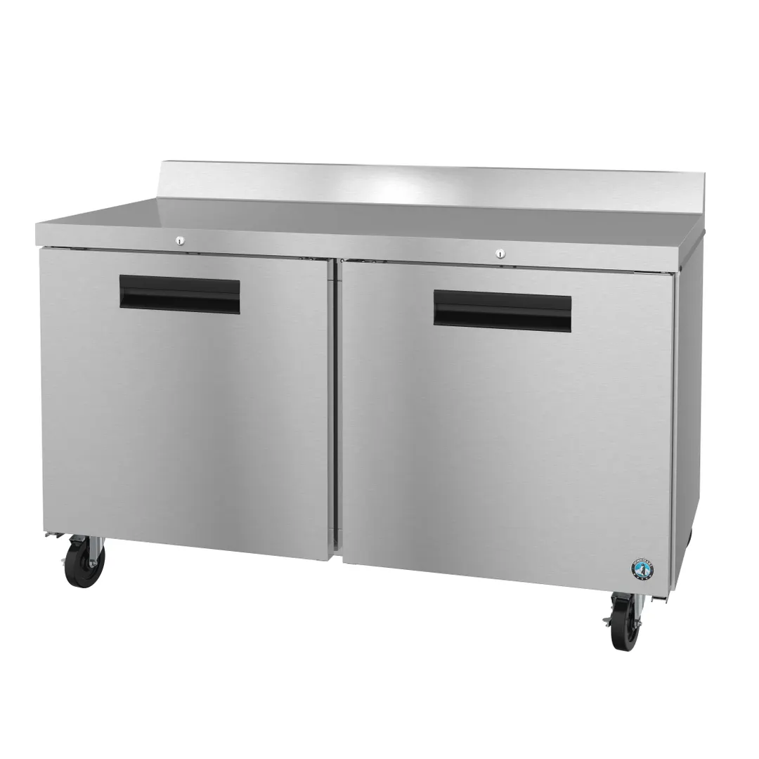 Hoshizaki WF60B-01 60" 2-Section Worktop Freezer w/ 2 Lockable Doors, 15 cu. ft.