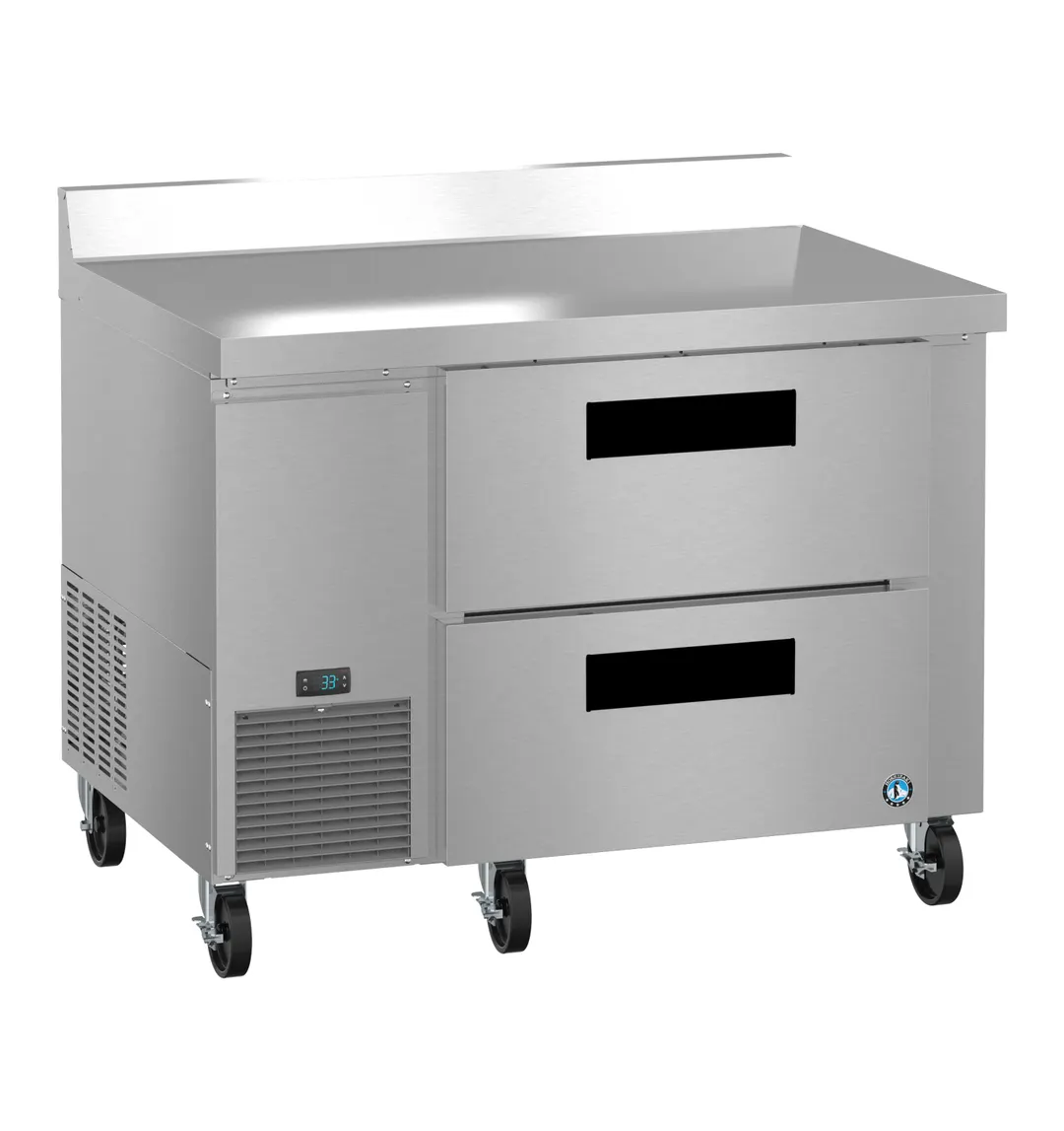 Hoshizaki WLR46B-D2 46" One Section WorkTop Refrigerator, 2 Drawers, 11.78 cu. ft.