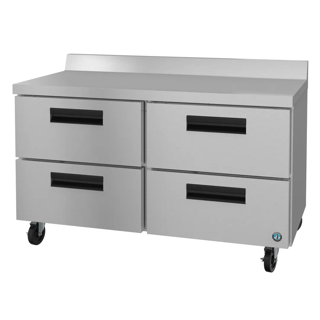 Hoshizaki WR48B-D4 48" 2-Section Worktop Refrigerator w/ 4 Drawers, 13.66 cu. ft.
