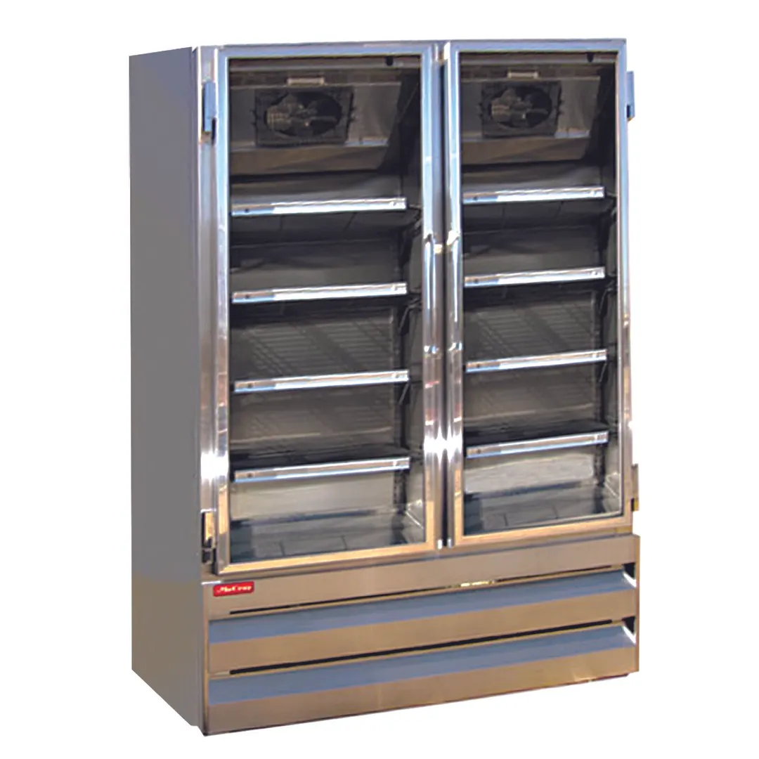 Howard-McCray GF48BM-FF 52" 2 Glass Door Merchandiser Freezer in White, 48 cu. ft.