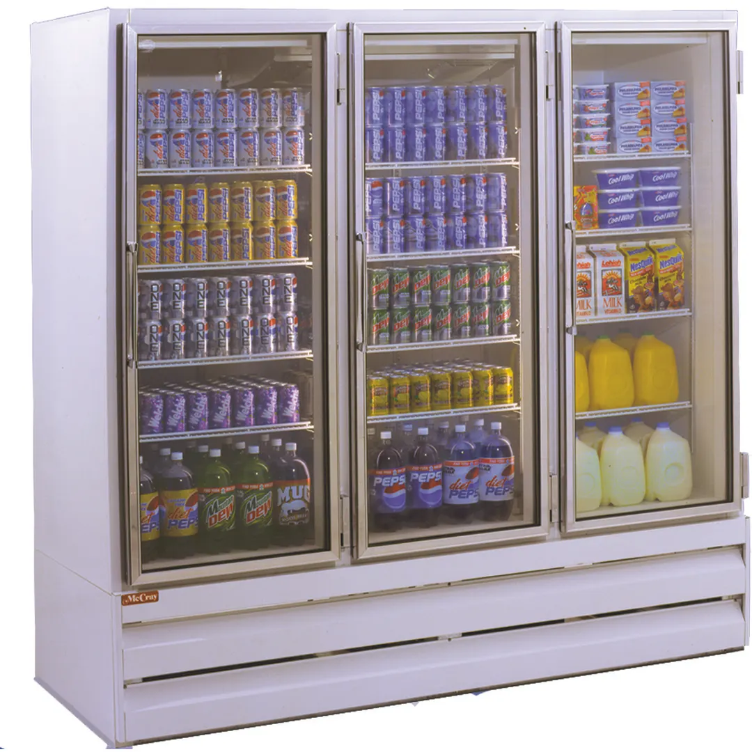 Howard-McCray GF75BM-FF 78" 3 Glass Door Freezer Merchandiser in White, 75 cu. ft.