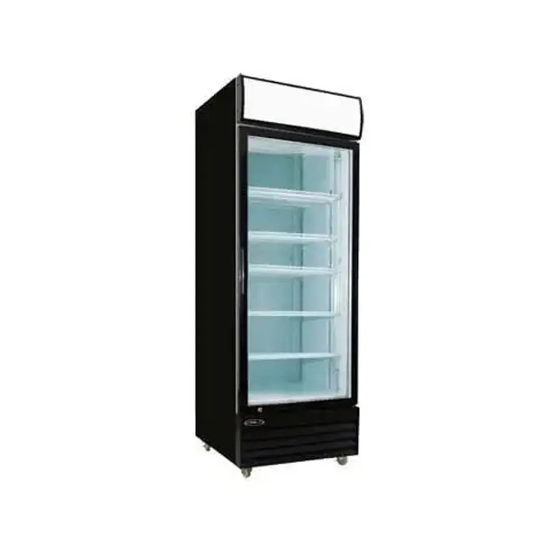 Howard-McCray GR22-B 26" 1-Section Glass Door Refrigerated Merchandiser in Black, 22 cu. ft.