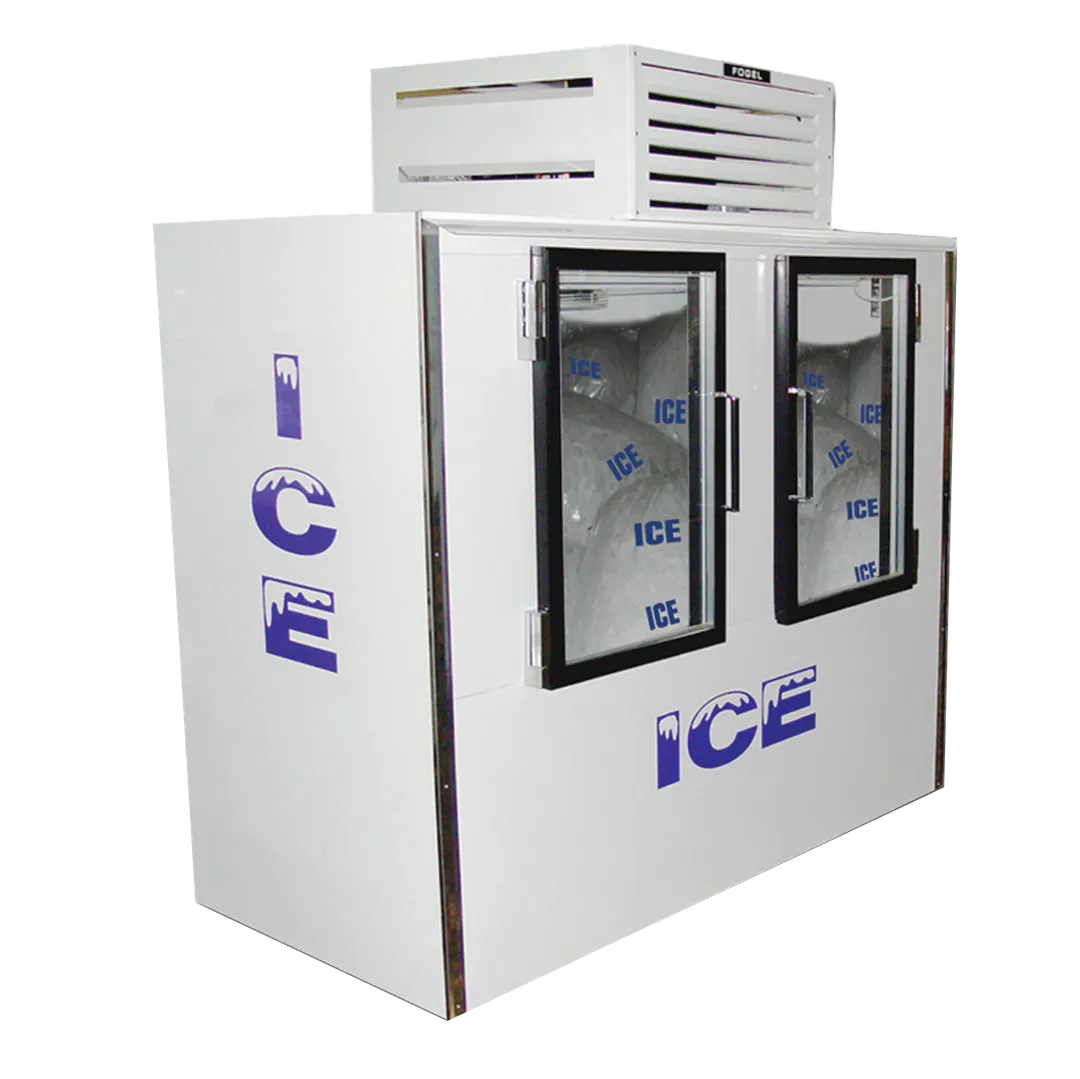 Howard-McCray ICB-2-GL 76" Indoor Ice Merchandiser w/ Glass Door, Auto Defrost, 60 cu. ft.