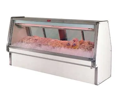 Howard-McCray R-CFS34E-4-LED 53" Flat Refrigerated Seafood Display Case, Remote, White