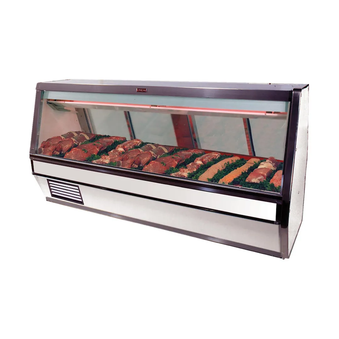 Howard-McCray R-CFS40E-12-LED 148" Flat Refrigerated Seafood Display Case, Remote, White