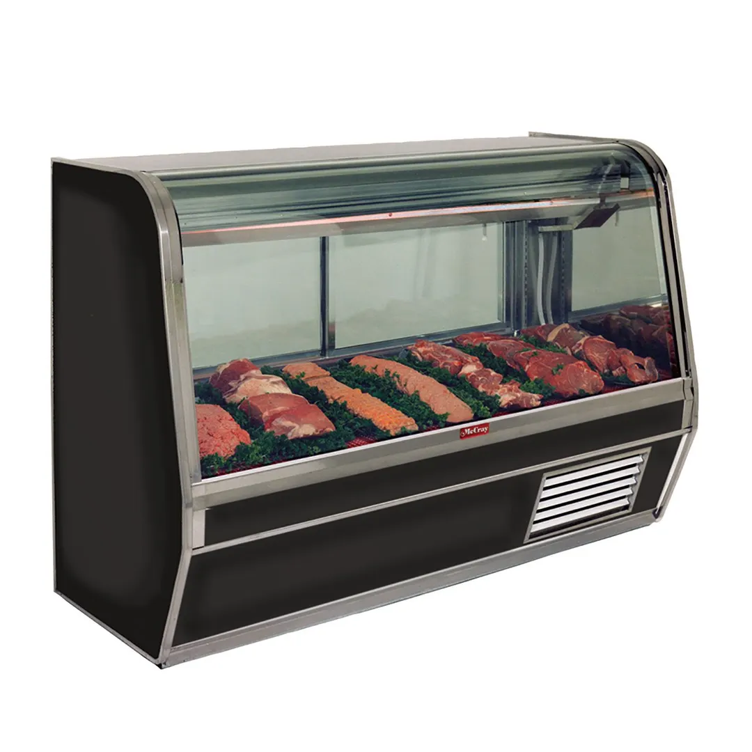 Howard-McCray R-CMS32E-4C-LED 50" Single Duty Curved Refrigerated Meat Display Case, Remote