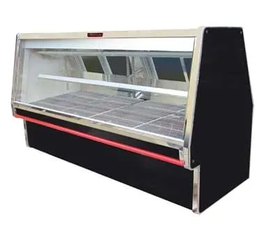 Howard-McCray R-CMS34E-4-BE-LED 53" Double Duty Flat Refrigerated Meat Display Case, Remote