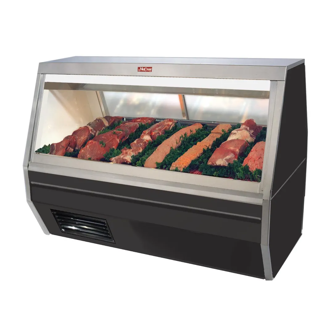 Howard-McCray R-CMS35-12-BE-LED 143" Double Duty Flat Refrigerated Meat Display Case, Remote