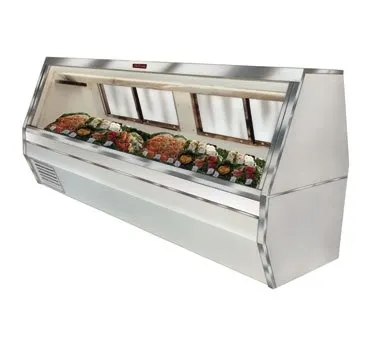 Howard-McCray SC-CFS35-12-LED 143" Flat Refrigerated Seafood Display Case, White