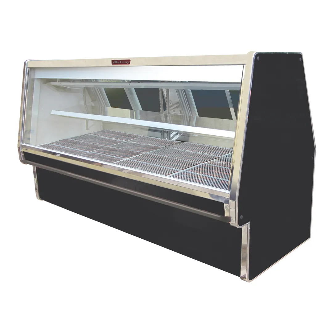 Howard-McCray SC-CMS34E-12-BE-LED 149" Double Duty Flat Refrigerated Meat Display Case